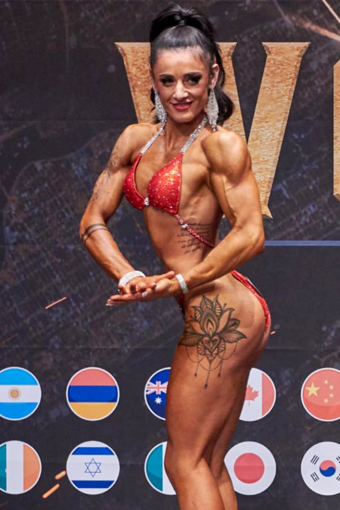 Jennifer Michelacci, Campionessa Fit Body Tall ai Mondiali WNBF, 2019